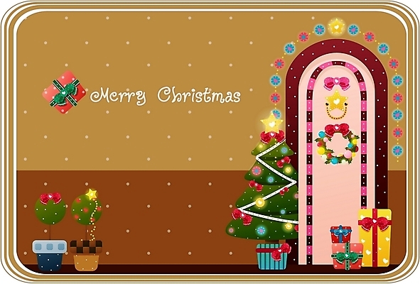 EPS 템플릿 계절 기념일 화분 크리스마스장식 크리스마스 겨울 카드템플릿 크리스마스용품 크리스마스카드 실내 선물 사람없음 인테리어 크리스마스트리 오브젝트 팬시 방문 이미지템플릿 카드프레임 디자인 카드_감사 프레임 이벤트 내부 용품 파일형식 벡터