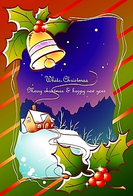 EPS 템플릿 계절 기념일 별 백그라운드 크리스마스 겨울 카드템플릿 하늘 크리스마스카드 주택 풍경 사람없음 야외 마을 종 야간 팬시 이미지템플릿 카드프레임 자연요소 카드_감사 프레임 이벤트 건물 파일형식 벡터