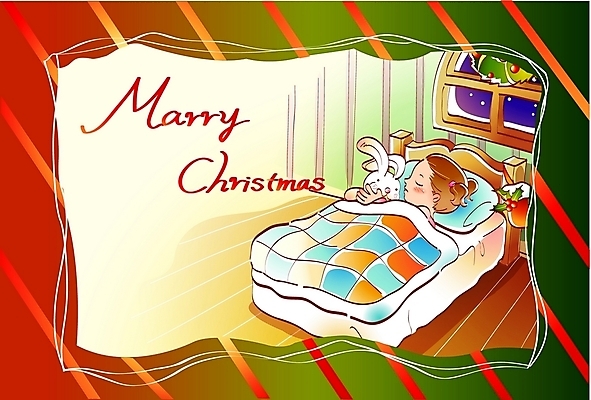 EPS 템플릿 계절 여자 기념일 초등학생 어린이 가구 크리스마스 겨울 카드템플릿 창문 침구 크리스마스카드 실내 한명 사람 소녀 야외 침실 방 침대 잠 수면 야간 팬시 토끼인형 꿈나라 여자만 여자한명만 어린이만 소녀만 소녀한명만 이미지템플릿 카드프레임 자연요소 1 학생 인형 생활용품 카드_감사 프레임 이벤트 내부 물 꿈 토끼 파일형식 벡터