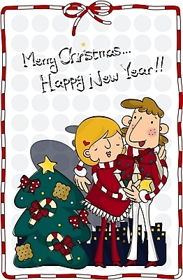 EPS 전신 템플릿 커플 계절 여자 기념일 남자 크리스마스 겨울 카드템플릿 데이트 크리스마스카드 선물 사랑 서기 사람 이벤트 20대 두명 청춘 크리스마스트리 팬시 청년만 성인만 이미지템플릿 카드프레임 감정 컨셉 관계 모션 카드_감사 프레임 청년 파일형식 벡터