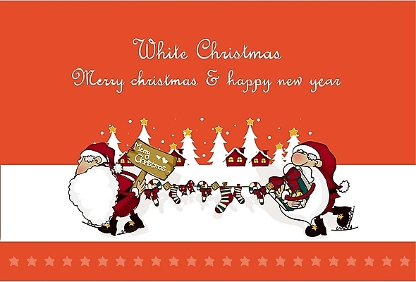 EPS 전신 나무 템플릿 계절 기념일 할아버지 노년 남자 크리스마스 겨울 카드템플릿 크리스마스카드 안내 주택 서기 사람 이벤트 야외 두명 산타클로스 마을 축제 표지판 배송 팬시 남자만 성인남자만 노인만 성인만 노인남자만 이미지템플릿 카드프레임 식물 모션 카드_감사 프레임 알림판 성인 건물 파일형식 벡터