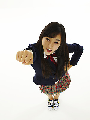 포토 JPG 스튜디오촬영 전신 학생 여학생 여자 교육 교복 포즈 청소년 고등학생 한명 서기 미소 웃음 누끼 사람 손짓 10대 하이앵글 스쿨라이프 주먹 한국인 여자만 여자한명만 십대만 십대여자만 십대여자한명만 국내포토 1 라이프스타일 옷 뷰포인트 학교 모션 실내 표정 동양인 파일형식