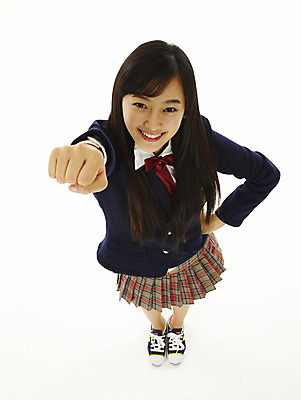 포토 JPG 스튜디오촬영 전신 학생 여학생 여자 교육 교복 포즈 청소년 고등학생 한명 서기 미소 웃음 누끼 사람 손짓 10대 하이앵글 스쿨라이프 주먹 한국인 여자만 여자한명만 십대만 십대여자만 십대여자한명만 국내포토 1 라이프스타일 옷 뷰포인트 학교 모션 실내 표정 동양인 파일형식