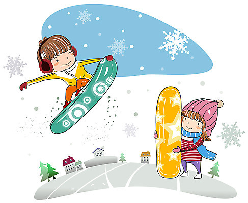 EPS 주간 사계절 계절 여자 어린이교육 교육 남자 어린이 스포츠 겨울 일러스트 자연 놀이 방학 겨울스포츠 스키장 눈꽃 사람 소녀 소년 야외 두명 눈 스노우보드 눈송이 겨울방학 어린이만 국내일러스트 자연요소 날씨 휴가 눈_날씨 보드_스포츠 생태계 파일형식 벡터