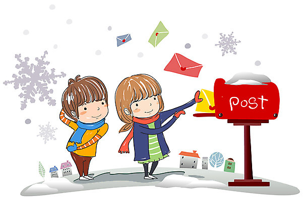 EPS 나무 사계절 계절 여자 어린이교육 교육 남자 어린이 겨울 일러스트 자연 놀이 방학 주택 눈꽃 사람 소녀 소년 야외 두명 우체통 눈 눈송이 편지 겨울방학 어린이만 국내일러스트 자연요소 식물 날씨 휴가 눈_날씨 건물 생태계 파일형식 벡터