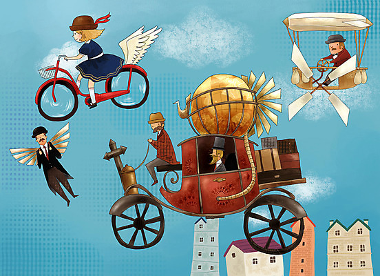 주간 PSD 여자 남자 어린이 여행 날개 일러스트 상상 자동차 페인터 하늘 동화 수채화 비행기 주택 사람 소녀 이벤트 여러명 성인 야외 건물 판타지 자전거 꿈 비행 비행선 아저씨 수제그림 마차 국내일러스트 자연요소 건축물 육상교통 교통수단 다수 항공교통 페인팅 대중교통 바이크 파일형식