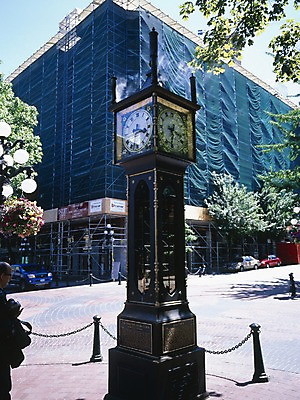 포토 JPG 주간 나무 해외풍경 시계 외국문화 생활용품 캐나다 북아메리카 자연 거리 풍경 사람없음 야외 건물 관광지 시계탑 공사중 개스타운 벤쿠버 국내포토 자연요소 식물 해외 건축물 문화 여행 공사 아메리카 탑 오브젝트 생태계 밴쿠버 파일형식