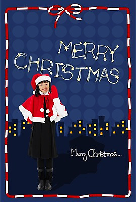 전신 PSD 템플릿 여자 기념일 초등학생 어린이 포즈 크리스마스 겨울 카드템플릿 산타옷 크리스마스카드 한명 서기 사람 풍경 손짓 소녀 건물 도시 합성 여자만 여자한명만 어린이만 소녀만 소녀한명만 이미지템플릿 카드프레임 1 학생 건축물 옷 계절 모션 카드_감사 프레임 이벤트 파일형식