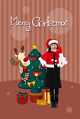 전신 PSD 템플릿 여자 기념일 초등학생 어린이 포즈 크리스마스 겨울 카드템플릿 산타옷 크리스마스카드 실내 선물 한명 서기 사람 소녀 선물상자 크리스마스트리 루돌프 합성 여자만 여자한명만 어린이만 소녀만 소녀한명만 이미지템플릿 카드프레임 1 학생 옷 계절 모션 사슴 카드_감사 프레임 이벤트 내부 상자 파일형식