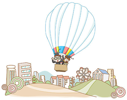 EPS 나무 학생 여학생 여자 남자 안경 남학생 꽃다발 일러스트 학사모 졸업 청소년 하늘 들기 사람 풍경 빌딩 상반신 야외 두명 건물 10대 마을 기쁨 만세 놀이공원 자유 기구 열기구 비행 도시 졸업가운 언덕 즐거움 대관람차 십대만 안경낌 국내일러스트 식물 모자_잡화 건축물 잡화 교육 꽃 감정 컨셉 항공교통 모션 테마파크 가운 놀이기구 파일형식 벡터