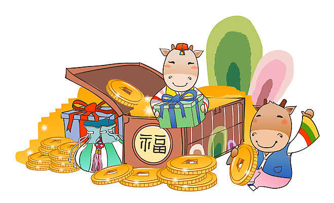 EPS 동물 척추동물 캐릭터 육지동물 두마리 일러스트 포유류 전통캐릭터 새해 복주머니 선물 사람없음 선물상자 상자 전통문양 새해인사 십이지신 소띠 운세 소 전통의상 한복 신년캐릭터 엽전 보물상자 대박 2009년 기축년 새해선물 일러캐릭터 한국전통 전통 문양 2 전통소품 동전 인사 연도 파일형식 벡터 명절선물