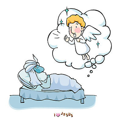 EPS 문자 알파벳 영어 할아버지 노년 남자 기독교 종교 40대 중년 50대 말풍선 일러스트 베개 천사 수염 실내 이야기 경고 사람 손짓 성인 두명 빛 반짝임 눕기 믿음 성경 꿈 이불 침대 잠 수면 알림 성경이야기 계시 동방박사 남자만 성인남자만 성인만 국내일러스트 감정 가구 종교용품 침구 모션 내부 물 파일형식 벡터