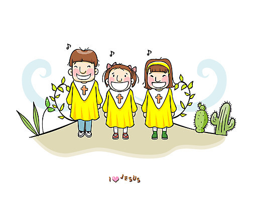 EPS 전신 식물 문자 알파벳 영어 여자 남자 기독교 종교 어린이 음악 줄기 십자가 음표 일러스트 노래 선인장 서기 미소 웃음 사람 소녀 소년 야외 라이프 생활 세명 믿음 풀 찬송가 찬양 합창 성가대 성가복 신앙생활 어린이만 국내일러스트 기호 감정 모션 문화예술 표정 파일형식 벡터