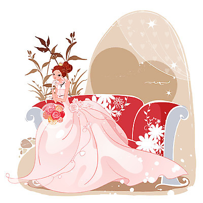 EPS 드레스 여자 행복 신부 부케 웨딩드레스 결혼 일러스트 한명 사람 앉기 20대 성인 소파 커튼 즐거움 여자만 여자한명만 성인여자만 청년만 청년여자만 성인한명만 청년여자한명만 성인여자한명만 성인만 국내일러스트 1 옷 감정 꽃다발 의자 모션 이벤트 청년 파일형식 벡터