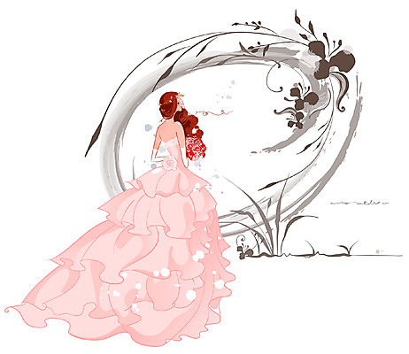 EPS 전신 드레스 여자 행복 신부 부케 웨딩드레스 결혼 일러스트 한명 서기 사람 20대 성인 여자만 여자한명만 성인여자만 청년만 청년여자만 성인한명만 청년여자한명만 성인여자한명만 성인만 돌아서기 국내일러스트 1 옷 감정 꽃다발 모션 이벤트 청년 파일형식 벡터