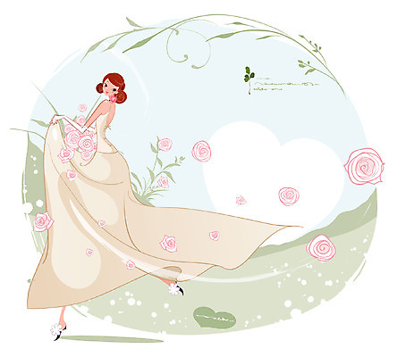 EPS 전신 식물 드레스 여자 꽃 행복 신부 웨딩드레스 결혼 일러스트 한명 사람 20대 성인 달리기 장미 즐거움 여자만 여자한명만 성인여자만 청년만 청년여자만 성인한명만 청년여자한명만 성인여자한명만 성인만 국내일러스트 1 옷 감정 모션 이벤트 청년 파일형식 벡터