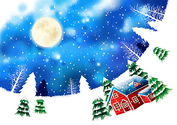 자연요소 PSD 나무 사계절 계절 로우앵글 백그라운드 설경 겨울 일러스트 자연 페인터 하늘 수채화 주택 풍경 사람없음 야외 설원 달 눈 야간 수제그림 눈내림 겨울배경 국내일러스트 식물 뷰포인트 페인팅 날씨 눈_날씨 건물 생태계 파일형식