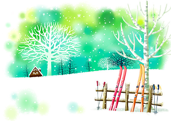PSD 나무 식물 사계절 계절 백그라운드 설경 겨울 일러스트 자연 페인터 스키 수채화 주택 풍경 사람없음 야외 울타리 설원 눈 수제그림 스키장비 눈내림 겨울배경 국내일러스트 자연요소 스포츠용품 페인팅 날씨 겨울스포츠 눈_날씨 건물 담장 생태계 파일형식