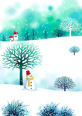 PSD 나무 사계절 계절 백그라운드 설경 겨울 일러스트 자연 눈사람 페인터 수채화 주택 풍경 사람없음 야외 설원 눈 수제그림 눈내림 겨울배경 국내일러스트 자연요소 식물 페인팅 날씨 눈_날씨 건물 생태계 파일형식