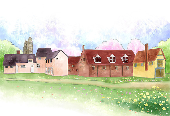 주간 PSD 나무 식물 구름 사계절 계절 꽃 길 백그라운드 일러스트 봄꽃 자연 페인터 하늘 수채화 주택 풍경 사람없음 야외 건물 마을 봄풍경 봄 숲 수제그림 봄배경 국내일러스트 자연요소 건축물 페인팅 생태계 파일형식