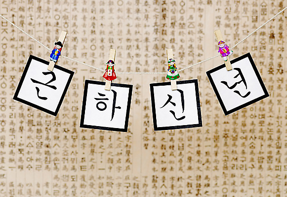 포토 JPG 스튜디오촬영 문자 기호 배너 명절 신부 신랑 근하신년 새해 한국 실내 집게 한글 사람없음 장식 단어 설날 새해인사 인사말 오브젝트 덕담 국내포토 전통 기념일 아시아 결혼 내부 인사 파일형식