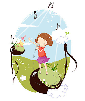 EPS 구름 여자 어린이교육 교육 꽃 별 초등학생 어린이 음악 포즈 음표 일러스트 노래 교과목 모션 상상 한명 사람 손짓 소녀 판타지 햇빛 태양 새싹 가수 무대 하트 마이크 음악교육 여자만 여자한명만 어린이만 소녀만 소녀한명만 국내일러스트 자연요소 모양 식물 1 학생 기호 음향기기 문화예술 음악가 파일형식 벡터