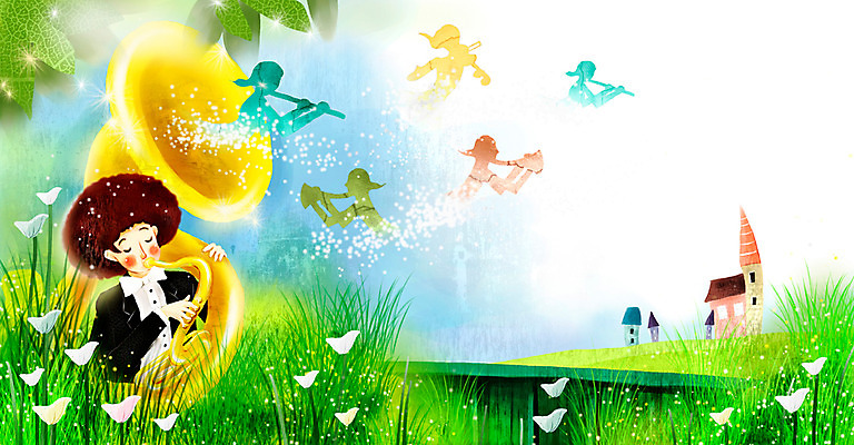 PSD 남자 꽃 문화 예술 악기 음악 백그라운드 연주 일러스트 청소년 자연 페인터 나뭇잎 주택 요정 한명 사람 소년 야외 10대 빛 풀 감성 자연주의 수자폰 남자만 남자한명만 십대만 십대남자만 십대남자한명만 국내일러스트 식물 1 어린이 컨셉 잎 페인팅 문화예술 건물 금관악기 생태계 파일형식