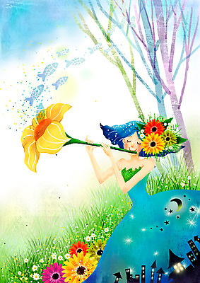 PSD 나무 식물 여자 꽃 별 문화 예술 백그라운드 연주 일러스트 자연 페인터 요정 어류 한명 사람 20대 성인 야외 건물 달 도시 풀 피리 감성 자연주의 여자만 여자한명만 성인여자만 청년만 청년여자만 성인한명만 청년여자한명만 성인여자한명만 성인만 국내일러스트 자연요소 1 건축물 음악 컨셉 페인팅 청년 수중동물 목관악기 생태계 파일형식