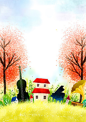 주간 PSD 나무 식물 꽃 문화 예술 악기 백그라운드 일러스트 자연 페인터 현악기 주택 사람없음 야외 풀 건반 피아노 건반악기 감성 첼로 축음기 자연주의 국내일러스트 자연요소 음악 음향기기 컨셉 페인팅 건물 골동품 생태계 파일형식 찰현악기