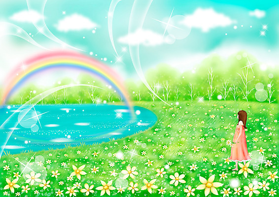 전신 PSD 나무 식물 구름 계절 여자 꽃 호수 백그라운드 무지개 꽃밭 일러스트 상상 청소년 자연 페인터 하늘 동화 바람 수채화 한명 서기 사람 풍경 초원 야외 10대 빛 반짝임 판타지 노란색 봄 물가 숲 수제그림 오로라 봄바람 여자만 여자한명만 십대만 십대여자만 십대여자한명만 봄배경 국내일러스트 자연요소 1 컬러 모션 자연현상 페인팅 날씨 생태계 파일형식