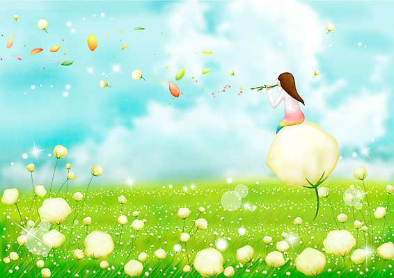 PSD 구름 계절 여자 꽃잎 꽃 백그라운드 꽃밭 일러스트 상상 청소년 자연 페인터 하늘 동화 바람 나뭇잎 수채화 한명 사람 앉기 풍경 초원 야외 10대 빛 반짝임 판타지 봄 꽃봉오리 피리 수제그림 봄바람 풀피리 여자만 여자한명만 십대만 십대여자만 십대여자한명만 봄배경 국내일러스트 자연요소 식물 1 악기 잎 모션 페인팅 날씨 목관악기 생태계 파일형식