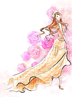 전신 PSD 모델 라이프스타일 긴머리 드레스 계절 여자 패션 꽃 리본 꽃백그라운드 일러스트 페인터 한명 사람 20대 성인 장미 유행 봄 공백 화사함 여자만 여자한명만 성인여자만 청년만 청년여자만 성인한명만 청년여자한명만 성인여자한명만 성인만 국내일러스트 식물 1 헤어스타일 옷 백그라운드 컨셉 페인팅 청년 생활 파일형식