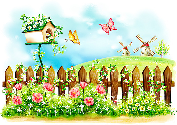 주간 PSD 나무 식물 사계절 계절 공공시설 꽃 나비 백그라운드 꽃밭 일러스트 자연 페인터 하늘 수채화 풍경 초원 사람없음 야외 울타리 봄 풍차 우체통 담쟁이덩굴 덩굴 언덕 오브젝트 수제그림 봄배경 소식_알림 국내일러스트 자연요소 곤충 컨셉 페인팅 담장 시설 생태계 파일형식