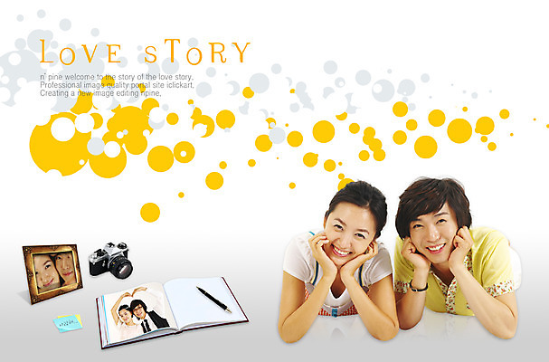 PSD 편집 편집이미지 커플 여자 남자 행복 액자 사랑 사람 20대 성인 두명 청춘 눕기 카메라 다이어리 메모지 일기 즐거움 포스트잇 합성 기념사진 청년만 성인만 이미지편집 감정 컨셉 관계 모션 청년 전자제품 사무용품 파일형식