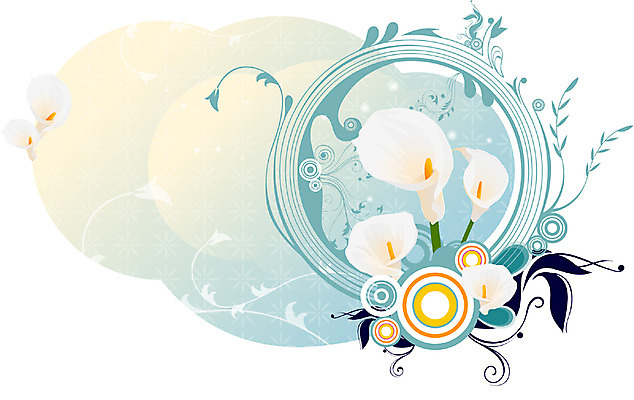 EPS 식물 문양 꽃 실루엣 줄기 백그라운드 무늬 꽃백그라운드 일러스트 자연 사람없음 카라 퓨전 팝아트 국내일러스트 촬영기법 그림 생태계 파일형식 벡터