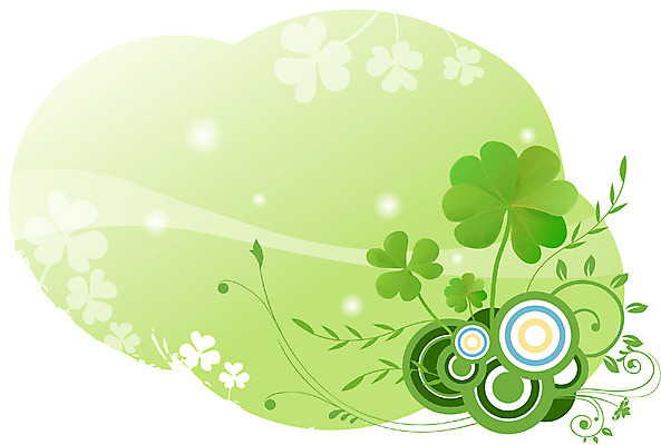 EPS 식물 문양 꽃 실루엣 줄기 백그라운드 무늬 꽃백그라운드 일러스트 자연 사람없음 초록색 클로버 퓨전 팝아트 국내일러스트 컬러 촬영기법 그림 생태계 파일형식 벡터