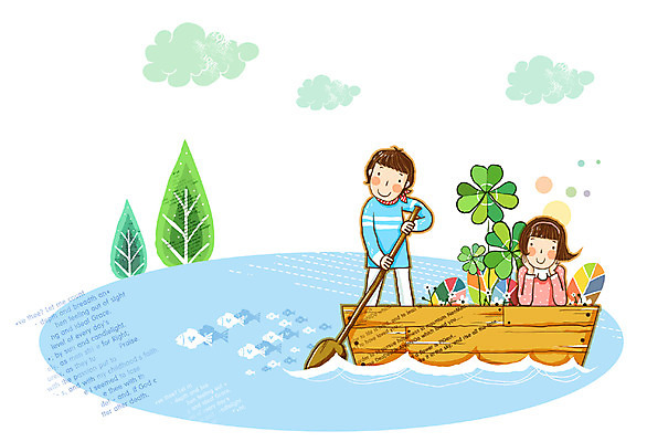 EPS 주간 나무 구름 문자 커플 알파벳 영어 여자 남자 호수 물결 데이트 일러스트 사랑 어류 사람 야외 두명 강 귀여움 네잎클로버 노 러브스토리 사랑이야기 선박 국내일러스트 자연요소 식물 감정 컨셉 수상교통 관계 이야기 수중동물 클로버 스토리 파일형식 벡터