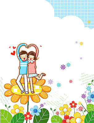 EPS 주간 구름 커플 여자 남자 꽃 꽃밭 꽃무늬 일러스트 해바라기 사랑 사람 야외 두명 컬러풀 귀여움 공백 하트 격자 러브스토리 사랑이야기 국내일러스트 자연요소 모양 식물 감정 컬러 컨셉 무늬 관계 이야기 스토리 파일형식 벡터