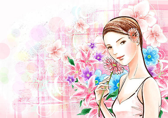 PSD 웰빙 여자 꽃 꽃백그라운드 일러스트 페인터 휴식 한명 사람 20대 성인 장식 화장 뷰티 유행 마사지 화사함 여자만 여자한명만 성인여자만 청년만 청년여자만 성인한명만 청년여자한명만 성인여자한명만 성인만 국내일러스트 식물 1 백그라운드 컨셉 페인팅 청년 파일형식