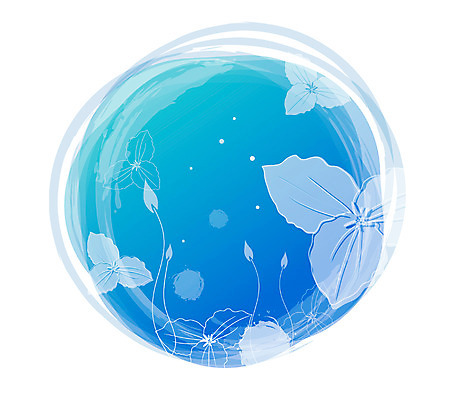 EPS 식물 문양 꽃잎 꽃 백그라운드 잎 무늬 패턴 꽃백그라운드 일러스트 자연 사람없음 파란색 국내일러스트 컬러 생태계 파일형식 벡터