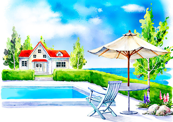 주간 PSD 나무 식물 구름 시설물 사계절 계절 현대건축 건축 꽃 바다 백그라운드 의자 일러스트 자연 페인터 하늘 수채화 주택 수영장 그림자 풍경 사람없음 야외 건물 여름 울타리 여름풍경 돌_바위 파라솔 시원함 국내일러스트 자연요소 건축물 가구 페인팅 담장 생태계 파일형식 여름_계절