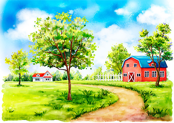 주간 PSD 나무 식물 구름 건축물 사계절 계절 길 백그라운드 일러스트 자연 페인터 하늘 수채화 주택 그림자 풍경 잔디 사람없음 야외 건물 여름 울타리 농가 농장 평화 마을 여름풍경 시골 풀 시골길 국내일러스트 자연요소 건축 컨셉 농업 페인팅 담장 생태계 파일형식 여름_계절