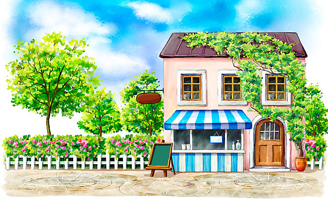 주간 PSD 나무 식물 구름 시설물 사계절 계절 현대건축 건축 꽃 화분 길 백그라운드 꽃밭 일러스트 자연 페인터 하늘 수채화 거리 알림판 풍경 사람없음 야외 건물 여름 울타리 장미 상점 여름풍경 카페 표지판 덩굴 시원함 상업시설 국내일러스트 자연요소 건축물 페인팅 담장 시설 생태계 상업 파일형식 여름_계절