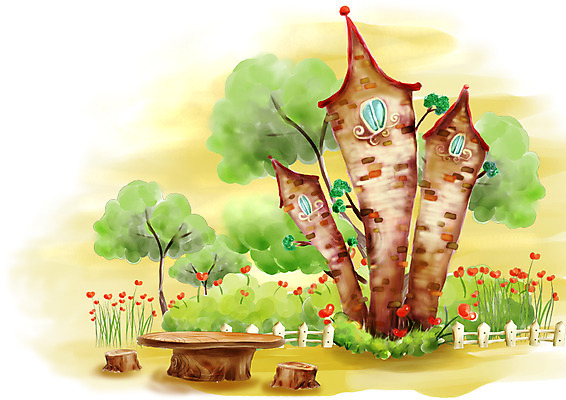 PSD 나무 식물 계절 꽃 가구 백그라운드 의자 일러스트 자연 페인터 탁자 붓터치 수채화 주택 풍경 사람없음 야외 건물 울타리 봄풍경 봄 그림 수제그림 벽돌집 통나무의자 봄배경 국내일러스트 건축물 생활용품 페인팅 담장 생태계 파일형식