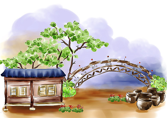 PSD 나무 식물 한국문화 한국전통 시설물 계절 건축 꽃 전통문화 백그라운드 고건축 한국건축 일러스트 자연 페인터 붓터치 수채화 한옥 주택 기와집 풍경 사람없음 야외 정원 동양건축 봄풍경 봄 항아리 숲 그림 아치 수제그림 봄배경 국내일러스트 동양문화 전통 건축물 문화 페인팅 한국 건물 도자기 생태계 파일형식 동양