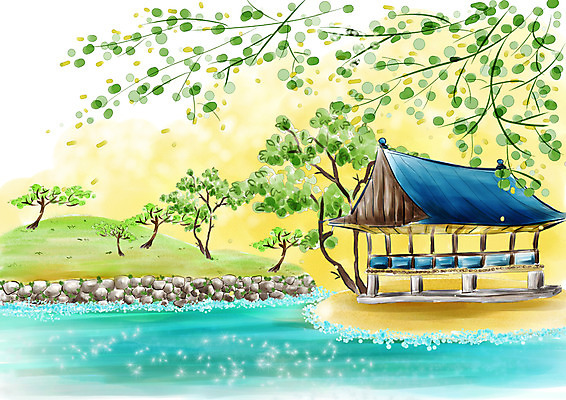 PSD 나무 식물 한국문화 한국전통 시설물 계절 건축 전통문화 백그라운드 고건축 한국건축 일러스트 자연 페인터 붓터치 수채화 한국 풍경 사람없음 야외 강 동양건축 봄풍경 봄 소나무 강가 동양화 그림 정자 수제그림 봄배경 국내일러스트 동양문화 전통 건축물 아시아 문화 페인팅 미술 생태계 파일형식 동양