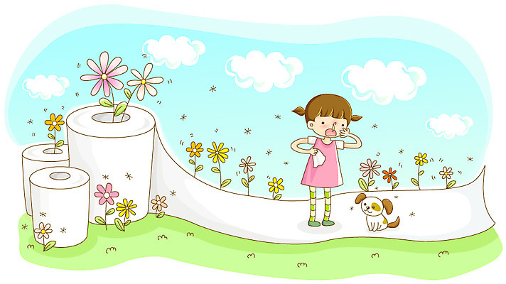 EPS 전신 식물 동물 구름 한마리 여자 꽃 반려견 초등학생 어린이 일러스트 상상 하늘 건강 한명 서기 사람 소녀 라이프 반려동물 화장지 개 강아지 질병 꽃가루 호흡기질환 알레르기 두루마리화장지 비염 콧물 여자만 여자한명만 어린이만 소녀만 소녀한명만 국내일러스트 자연요소 1 학생 포유류 의학 모션 생활 가루 생리현상 파일형식 벡터