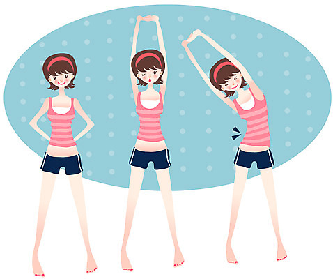 EPS 전신 라이프스타일 여자 몸매관리 일러스트 반바지 요가 짧은머리 건강 서기 사람 라이프 세명 운동복 민소매 운동 손들기 건강관리 스트레칭 요가자세 머리띠 옆구리 맨손체조 여자만 국내일러스트 헤어스타일 웰빙 옷 포즈 상의 다이어트 장신구 바지 모션 관리 생활 체조 파일형식 벡터