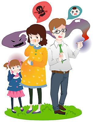 EPS 전신 라이프스타일 여자 남자 어린이 일러스트 가족 엄마 해골 주류 흡연 담배 건강 서기 사람 소녀 라이프 세명 건강관리 임산부 피해 아기 아빠 연기 울음 눈물 냄새 금연 담배연기 태아 악취 독성 비흡연자 해로움 흡연자 국내일러스트 감정 음료 캠페인 컨셉 관계 모션 뼈 표정 관리 생활 임신 사회이슈 파일형식 벡터