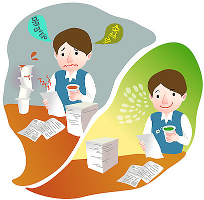 EPS 라이프스타일 응시 남자 커피 일러스트 탁자 스트레스 표정 건강 미소 들기 사람 상반신 두명 라이프 컵 쌓기 건강관리 업무 직장인 비즈니스맨 비교 작업실 찡그림 차 녹차 문서 과로 문서정리 불면증 생활습관 속쓰림 스트레스해소 차마시기 카페인중독 남자만 국내일러스트 직업 식기 시선 음료 가구 컨셉 비즈니스 모션 관리 생활 차_음료 마시기 작업 질병 습관 파일형식 벡터